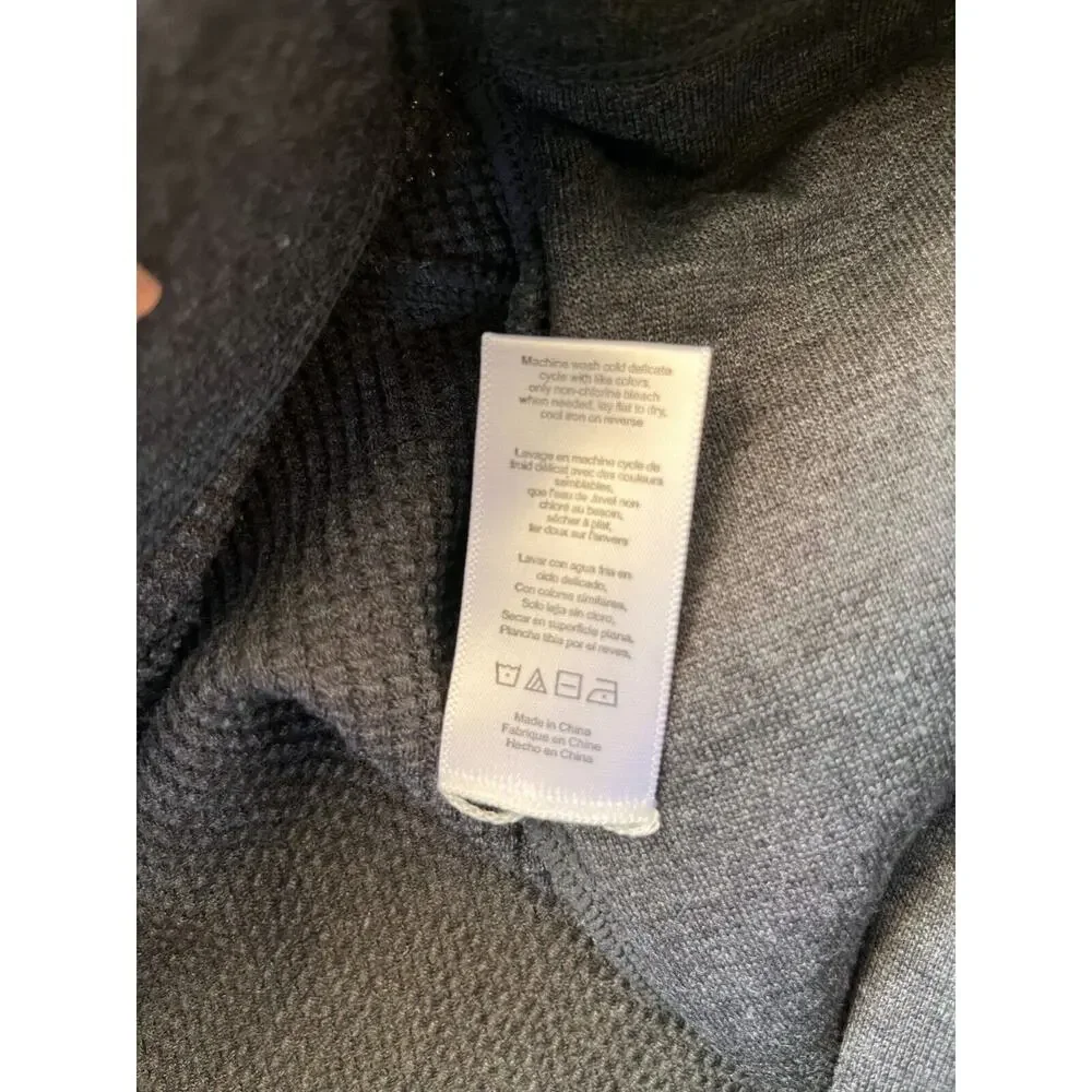 NWOT LUNYA Restore Thermal Waffle Knit high rise leggings Gray Size M - Picture 6 of 8